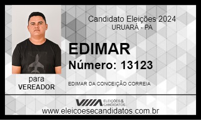 Candidato EDIMAR 2024 - URUARÁ - Eleições