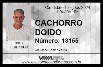 Candidato CACHORRO DOIDO 2024 - URUARÁ - Eleições