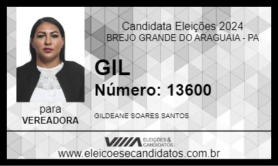 Candidato GIL 2024 - BREJO GRANDE DO ARAGUAIA - Eleições