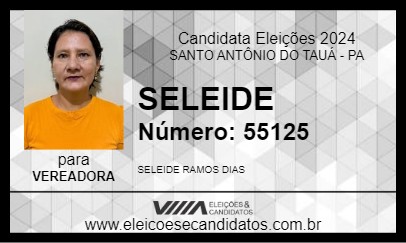 Candidato SELEIDE 2024 - SANTO ANTÔNIO DO TAUÁ - Eleições