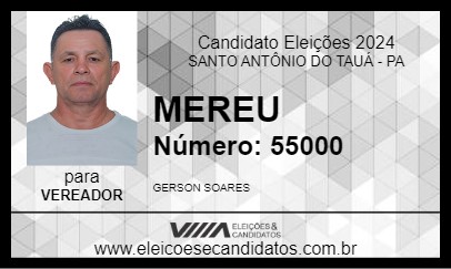 Candidato MEREU 2024 - SANTO ANTÔNIO DO TAUÁ - Eleições