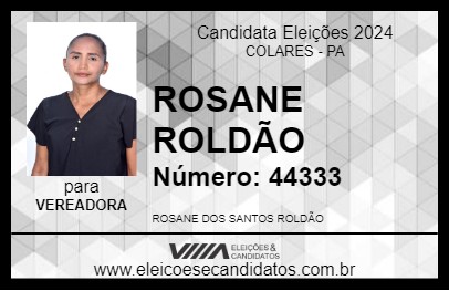 Candidato ROSANE ROLDÃO 2024 - COLARES - Eleições