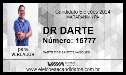 Candidato DR DARTE 2024 - MARAPANIM - Eleições