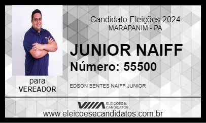 Candidato JUNIOR NAIFF 2024 - MARAPANIM - Eleições