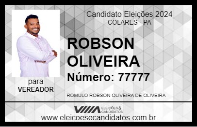 Candidato ROBSON OLIVEIRA 2024 - COLARES - Eleições