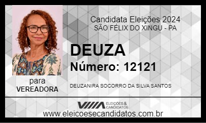 Candidato DEUZA 2024 - SÃO FÉLIX DO XINGU - Eleições