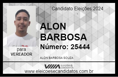 Candidato ALON BARBOSA 2024 - ORIXIMINÁ - Eleições