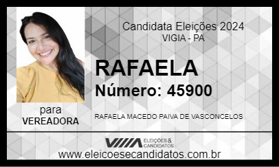 Candidato RAFAELA 2024 - VIGIA - Eleições