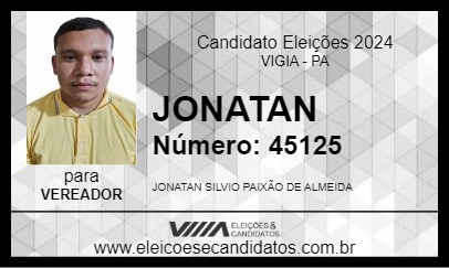 Candidato JONATAN 2024 - VIGIA - Eleições