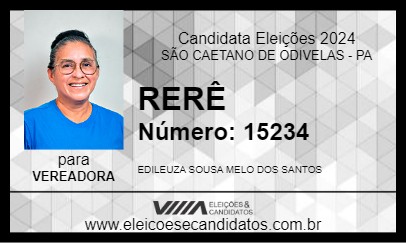 Candidato RERÊ 2024 - SÃO CAETANO DE ODIVELAS - Eleições