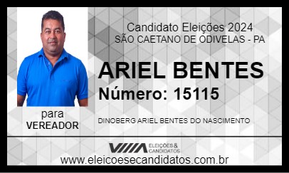 Candidato ARIEL BENTES 2024 - SÃO CAETANO DE ODIVELAS - Eleições