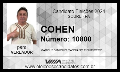 Candidato COHEN 2024 - SOURE - Eleições