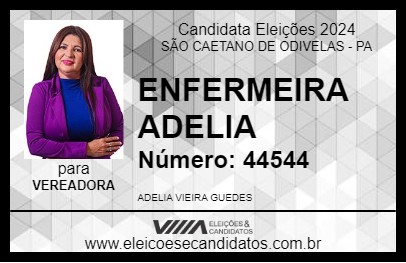 Candidato ENFERMEIRA ADELIA 2024 - SÃO CAETANO DE ODIVELAS - Eleições