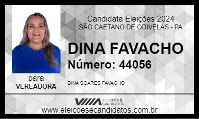 Candidato DINA FAVACHO 2024 - SÃO CAETANO DE ODIVELAS - Eleições