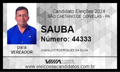 Candidato SAUBA 2024 - SÃO CAETANO DE ODIVELAS - Eleições