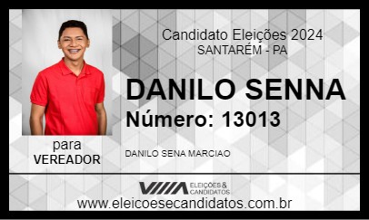 Candidato DANILO SENNA 2024 - SANTARÉM - Eleições