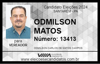 Candidato ODMILSON MATOS 2024 - SANTARÉM - Eleições