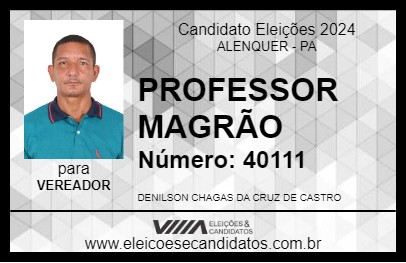 Candidato PROFESSOR MAGRÃO 2024 - ALENQUER - Eleições