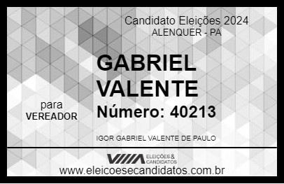 Candidato GABRIEL VALENTE 2024 - ALENQUER - Eleições