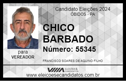 Candidato CHICO BARBADO 2024 - ÓBIDOS - Eleições