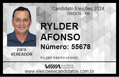 Candidato RYLDER AFONSO 2024 - ÓBIDOS - Eleições