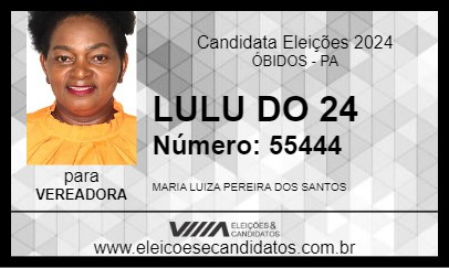 Candidato LULU DO 24 2024 - ÓBIDOS - Eleições