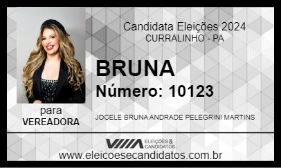 Candidato BRUNA 2024 - CURRALINHO - Eleições