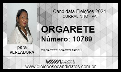 Candidato ORGARETE 2024 - CURRALINHO - Eleições