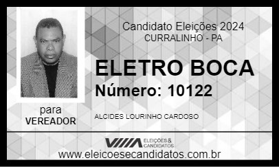 Candidato ELETRO BOCA 2024 - CURRALINHO - Eleições