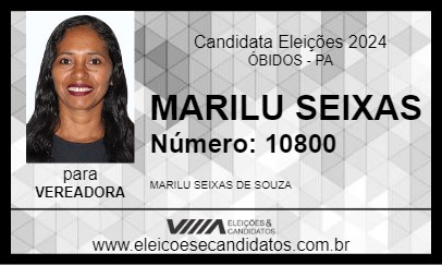 Candidato MARILU SEIXAS 2024 - ÓBIDOS - Eleições