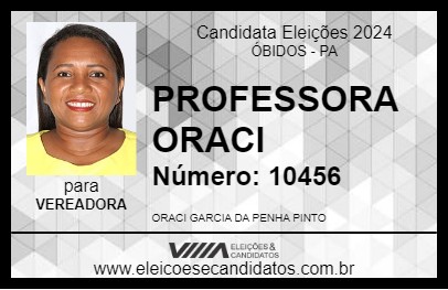 Candidato PROFESSORA ORACI 2024 - ÓBIDOS - Eleições