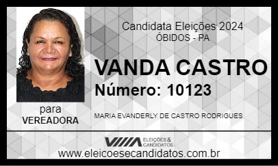 Candidato VANDA CASTRO 2024 - ÓBIDOS - Eleições