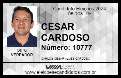 Candidato CESAR CARDOSO 2024 - ÓBIDOS - Eleições