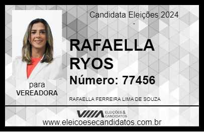 Candidato RAFAELLA RYOS 2024 - TUCUMÃ - Eleições