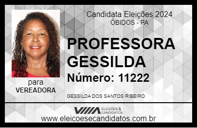 Candidato PROFESSORA GESSILDA 2024 - ÓBIDOS - Eleições