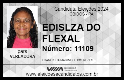 Candidato EDILZA DO FLEXAL 2024 - ÓBIDOS - Eleições