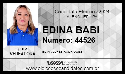 Candidato EDINA BABI 2024 - ALENQUER - Eleições