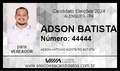 Candidato ADSON BATISTA 2024 - ALENQUER - Eleições