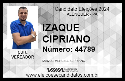 Candidato IZAQUE CIPRIANO 2024 - ALENQUER - Eleições