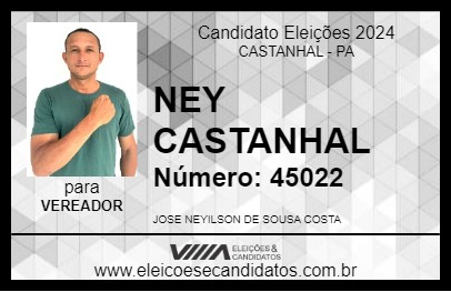 Candidato NEY CASTANHAL 2024 - CASTANHAL - Eleições