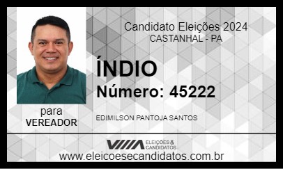 Candidato ÍNDIO 2024 - CASTANHAL - Eleições