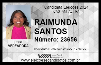 Candidato RAIMUNDA SANTOS 2024 - CASTANHAL - Eleições