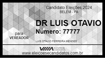 Candidato DR LUIS OTAVIO 2024 - BELÉM - Eleições