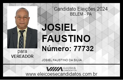 Candidato JOSIEL FAUSTINO 2024 - BELÉM - Eleições