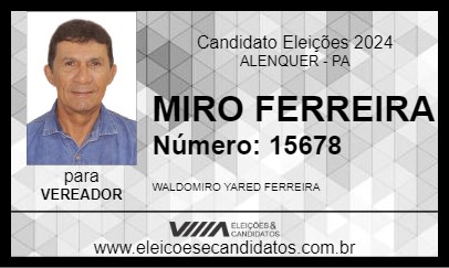 Candidato MIRO FERREIRA 2024 - ALENQUER - Eleições