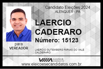 Candidato LAERCIO CALDERARO 2024 - ALENQUER - Eleições