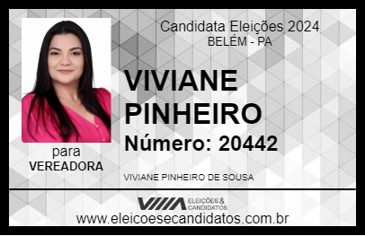 Candidato VIVIANE PINHEIRO 2024 - BELÉM - Eleições