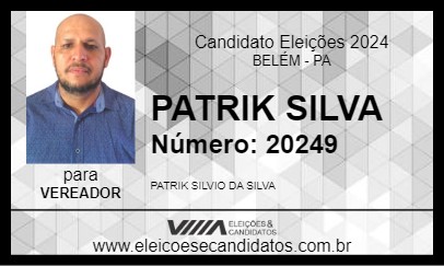 Candidato PATRIK SILVA 2024 - BELÉM - Eleições