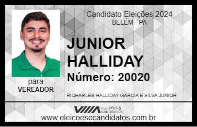 Candidato JUNIOR HALLIDAY 2024 - BELÉM - Eleições