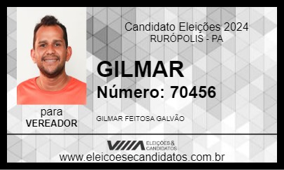 Candidato GILMAR 2024 - RURÓPOLIS - Eleições